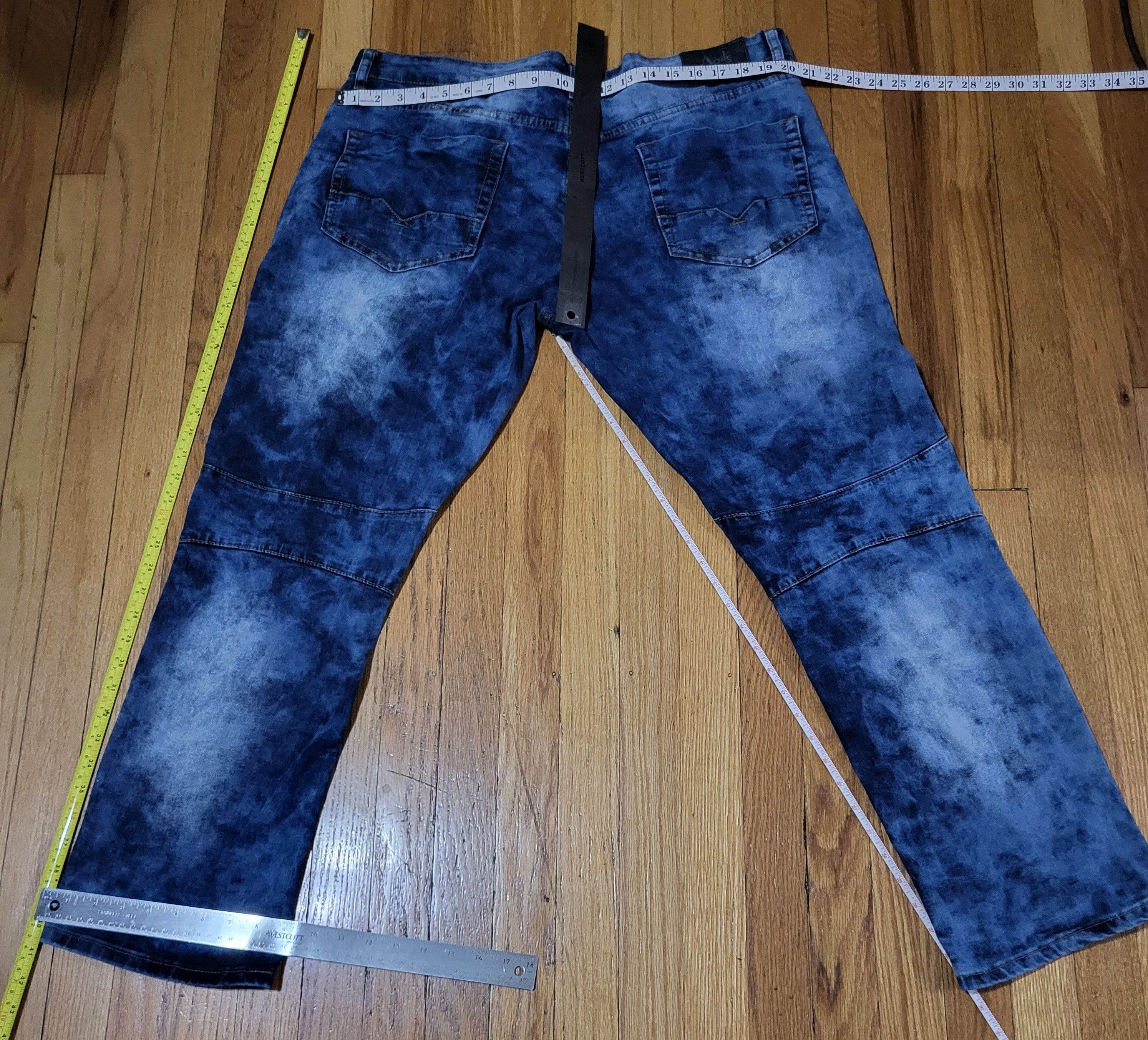 Aigle Mens Blue Jeans 36" Agile Artisan Detail Distressed Denim Size US 36 / EU 52 - 9 Thumbnail