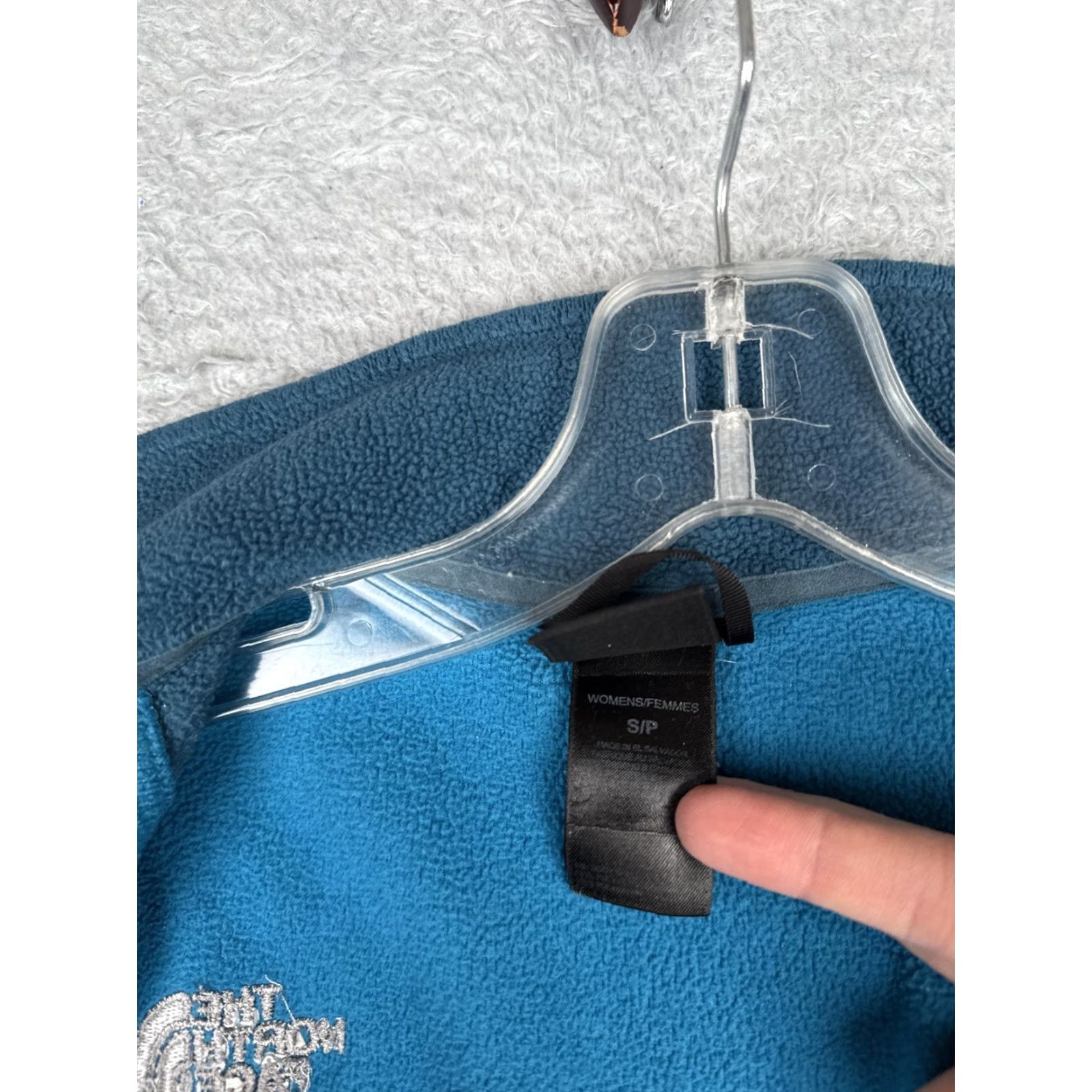 The North Face The North Face Jacket Womens Small Blue Fleece Full Zip Mock Neck Outdoor Hiking Size S / US 4 / IT 40 - 4 Thumbnail