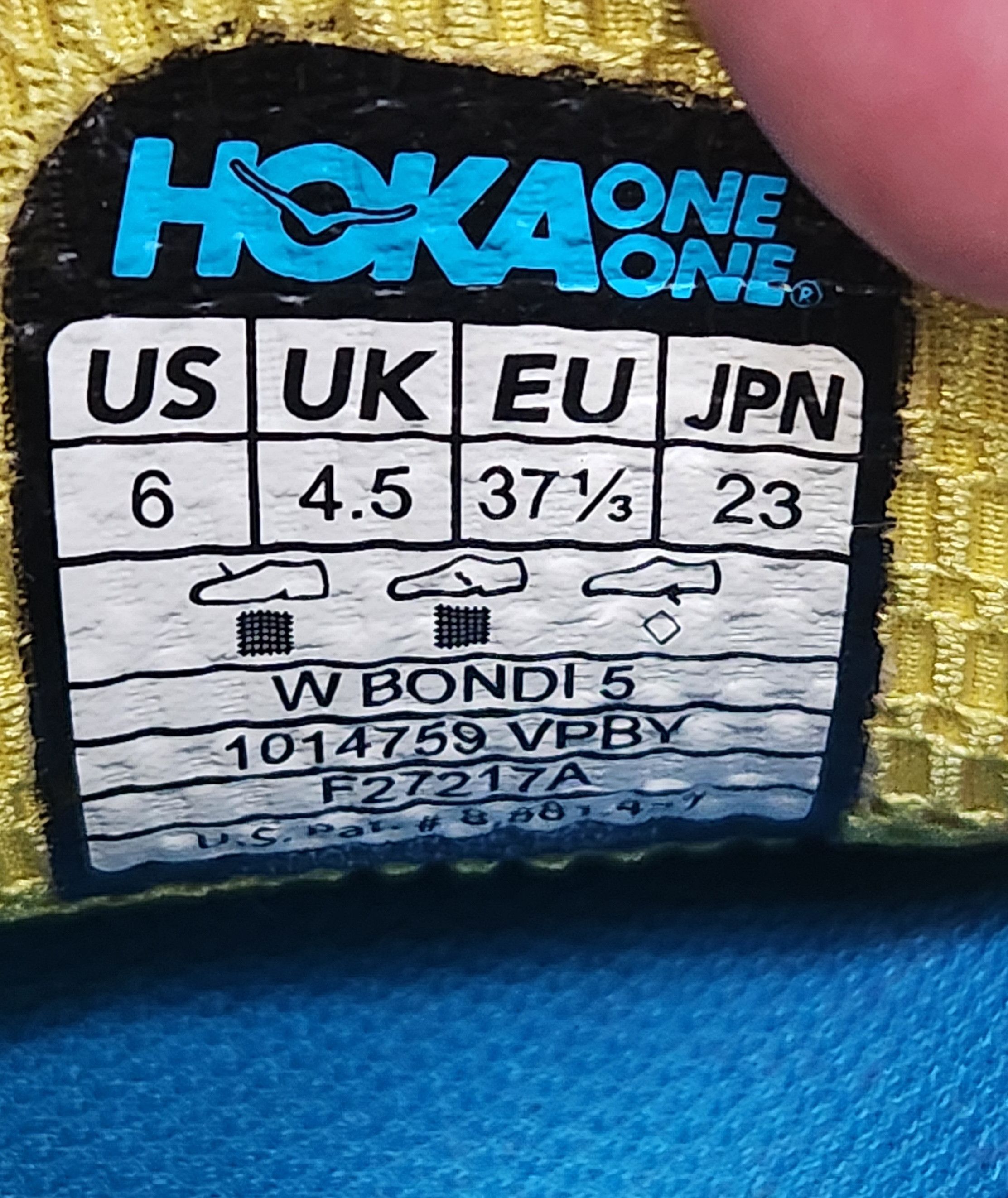 Hoka Hoka One One Bondi 5 Red Pink Running Walking 1014759 Sz 6 Size US 6 / IT 36 - 10 Thumbnail