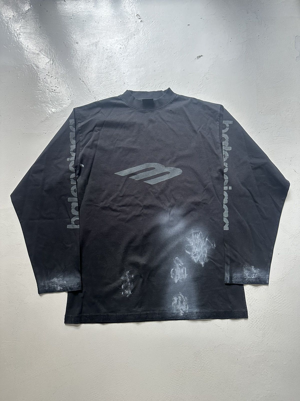 Balenciaga B logo longsleeve Size US M / EU 48-50 / 2 - 1 Thumbnail
