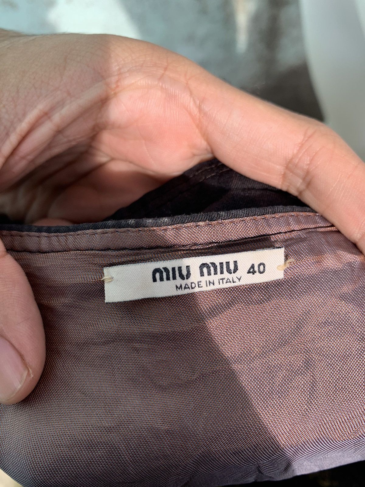 Miu Miu Belted Midi Skirt Size 27" / US 4 / IT 40 - 7 Thumbnail