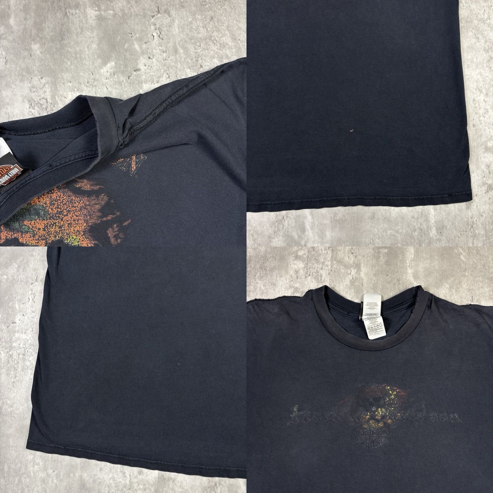 Harley Davidson VINTAGE Harley-Davidson Jamaica Pirate T Shirt Black XL 90s Men Crew Neck Short Sleeve Cotton Blend Vintage 101 Dalmatians Size US XL / EU 56 / 4 - 8 Thumbnail