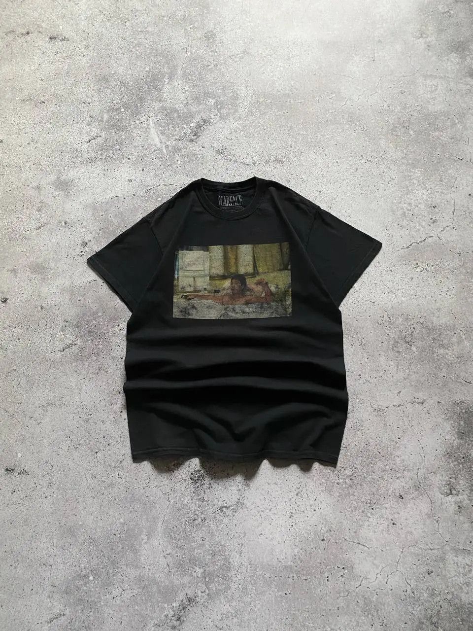 Vintage SCARFACE TONY MONTANA FADED CRIME MOVIE PROMO T SHIRT Size US M / EU 48-50 / 2 - 1 Thumbnail