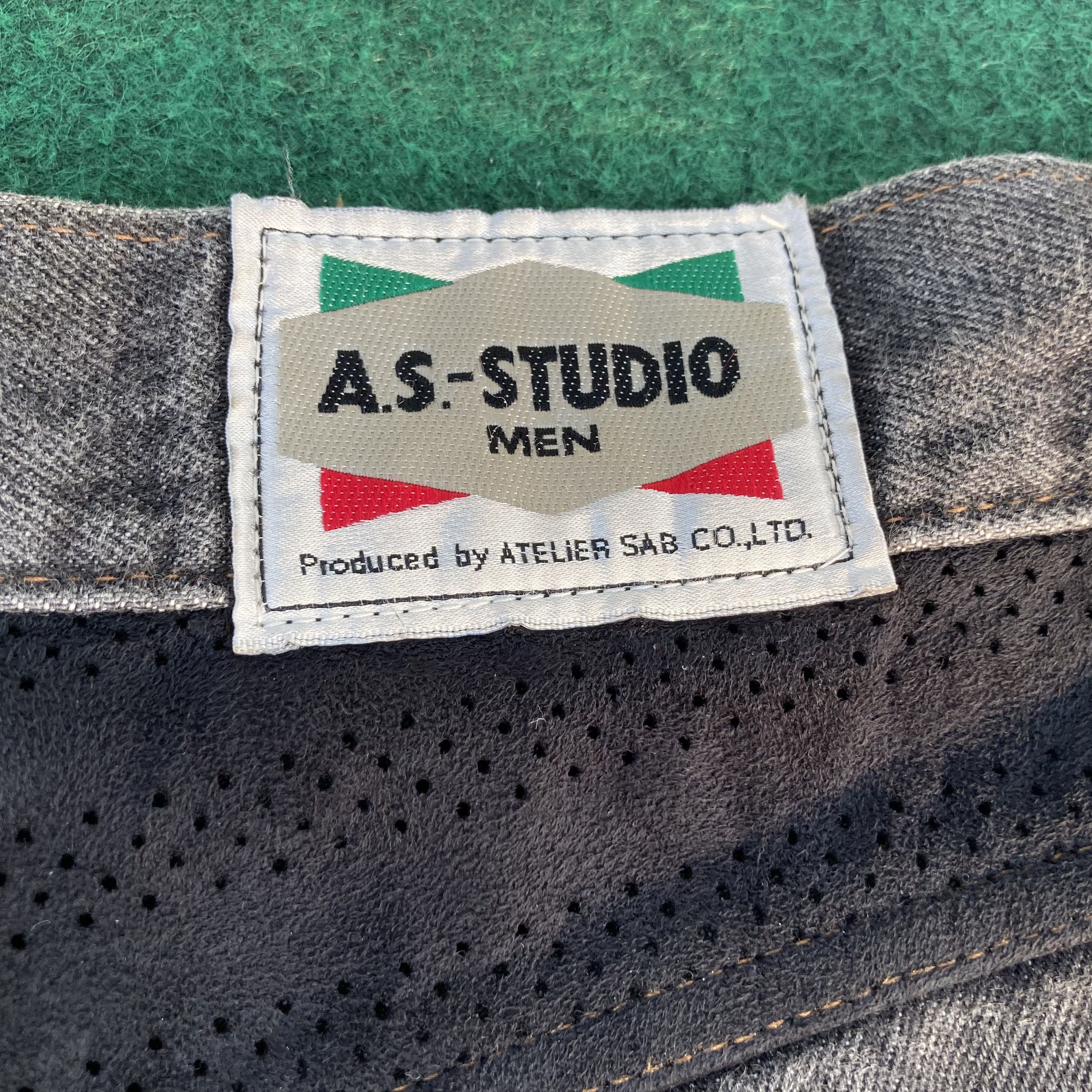 Designer × Japanese Brand × Vintage 30x29.5 Vtg A.S.M Atelier Sab Men Pants Baggy Zipper Jeans Size US 30 / EU 46 - 9 Thumbnail