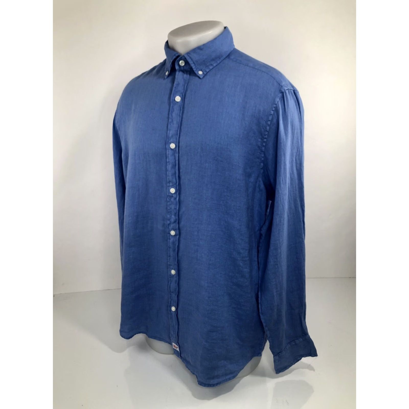 Vineyard Vines VINEYARD VINES Murray Shirt - Linen - Button-Up - Mens L - Blue - Long Sleeve - 100% Linen - New w TAGS Size US L / EU 52-54 / 3 - 3 Thumbnail