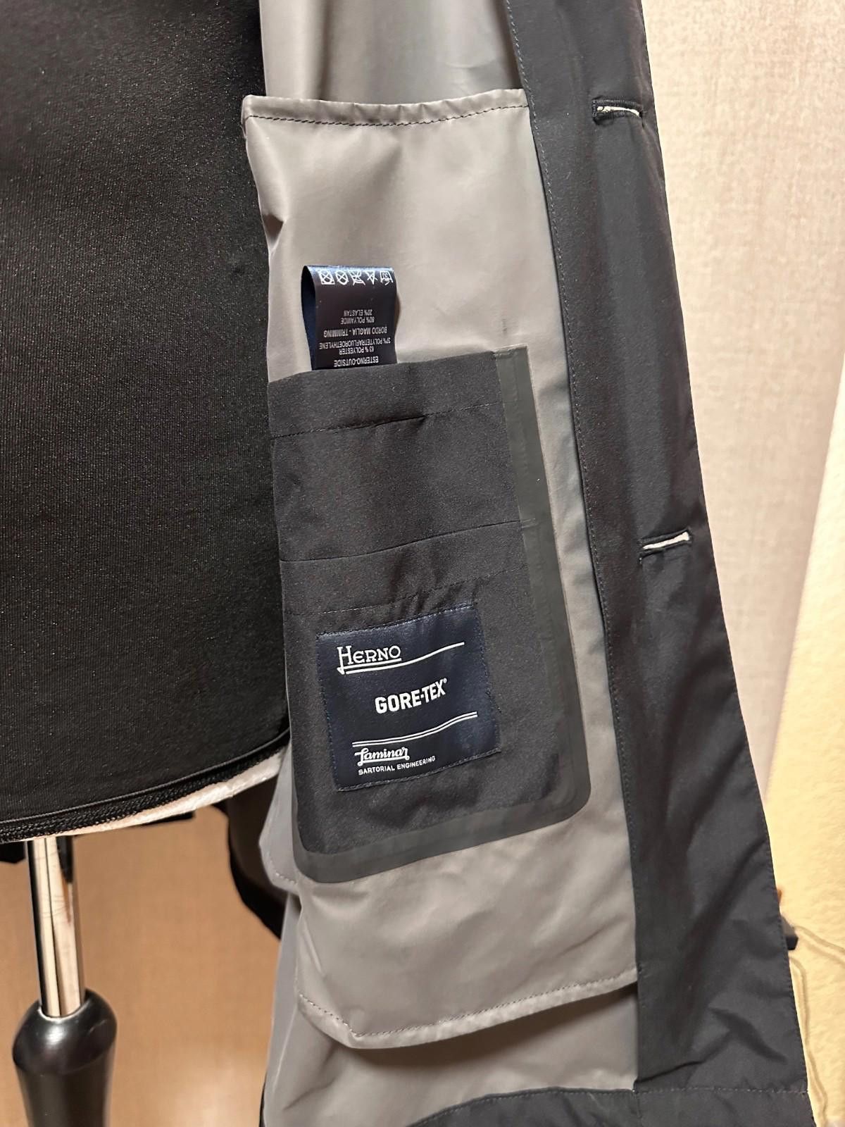 Herno HERNO LAMINAR 2L GORETEX RAINCOAT Sz 58 Size US XXL / EU 58 / 5 - 8 Thumbnail