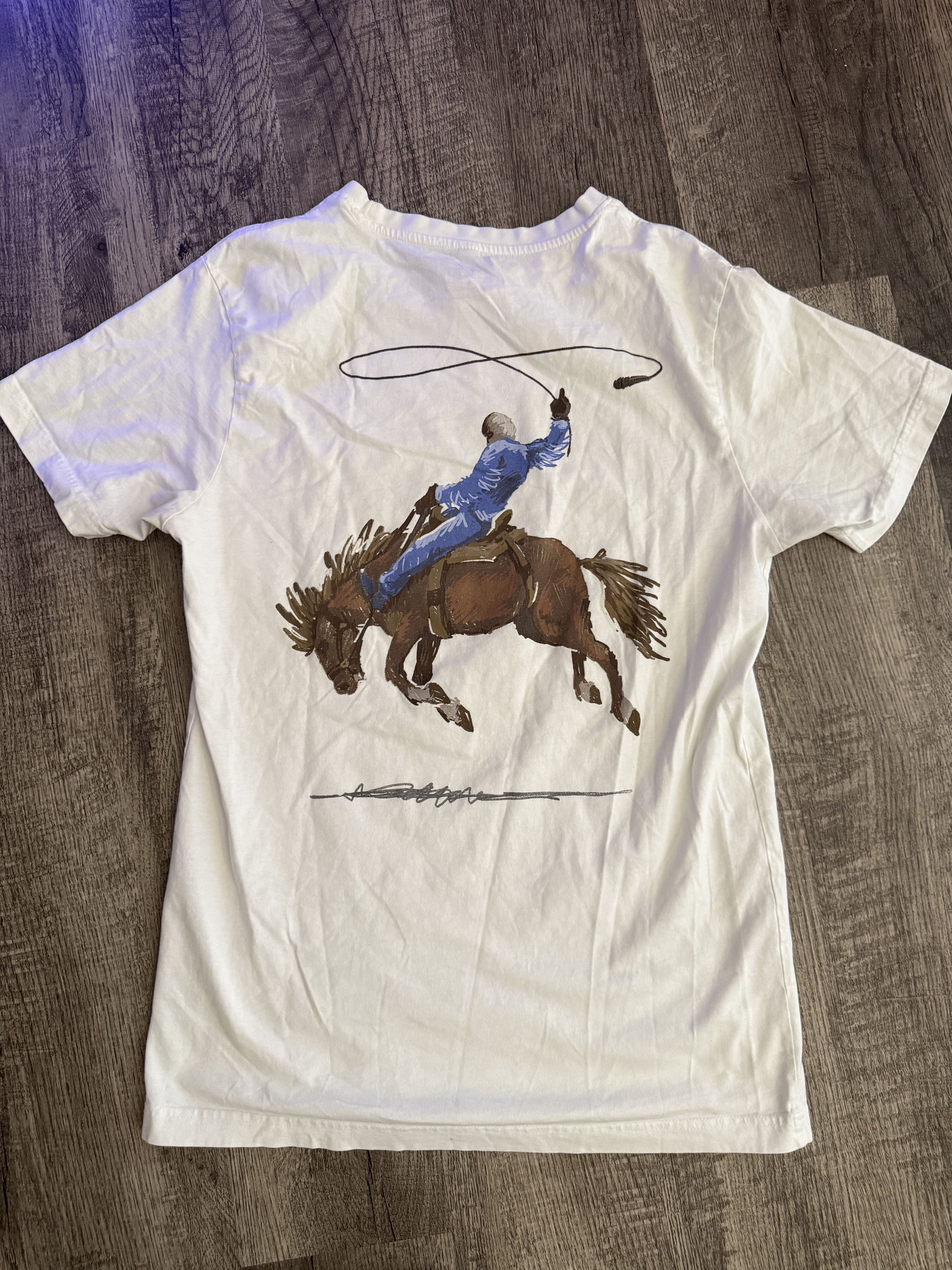 'Live in the Moment' Cowboy Tee