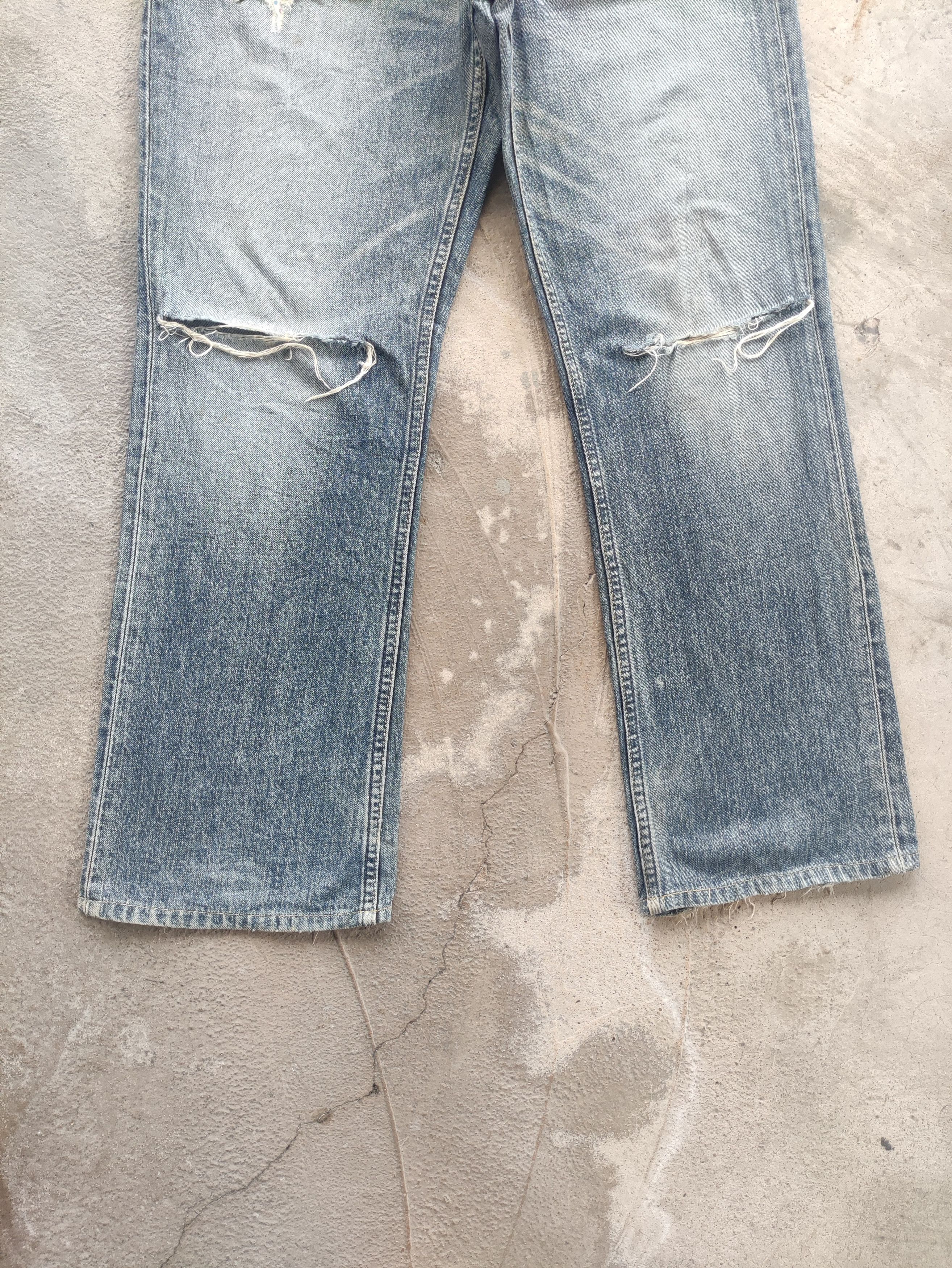 Levi's Vintage Levis Japan Jean Distressed Faded Denim Size US 34 / EU 50 - 4 Thumbnail