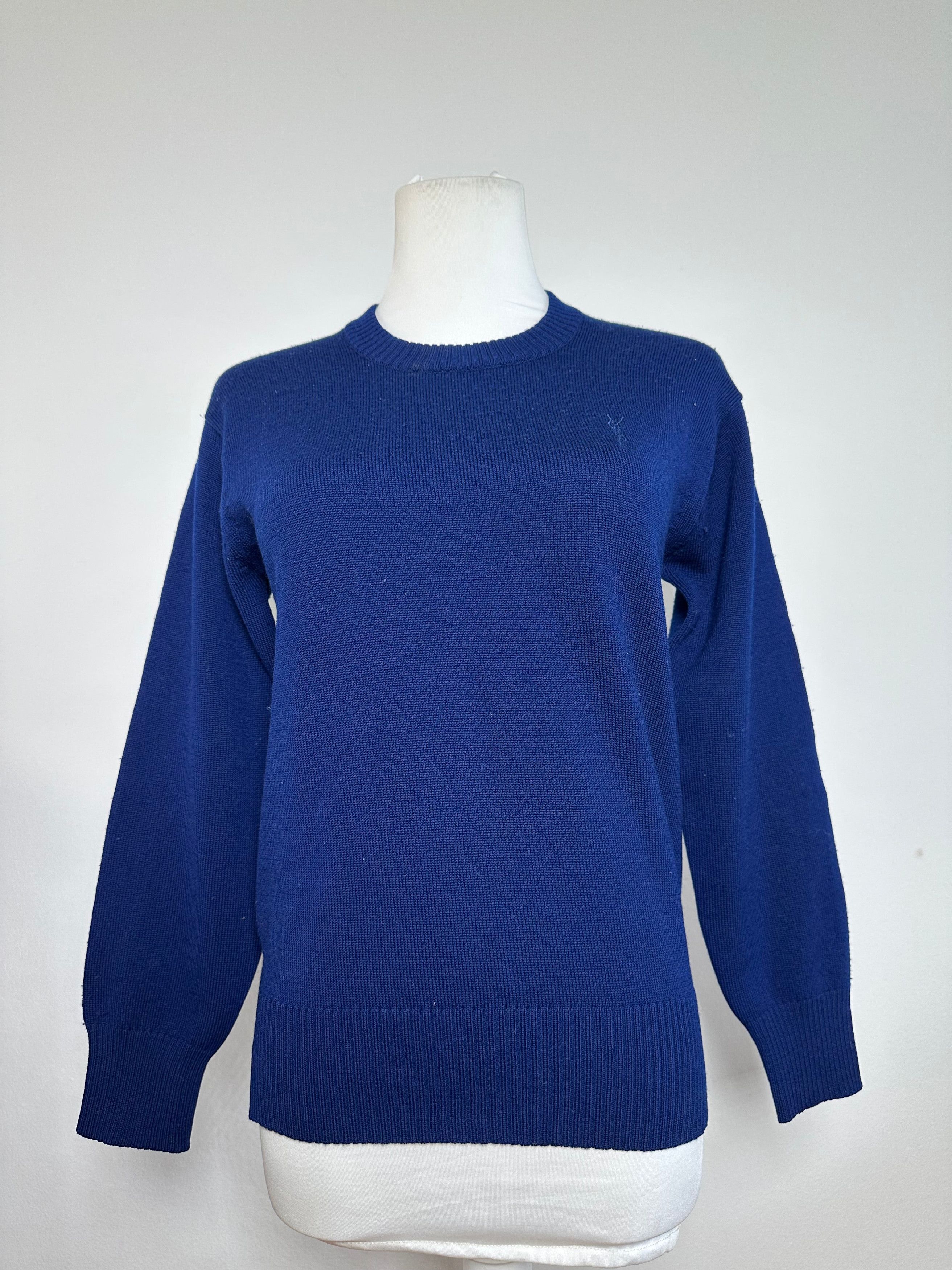 Other Vintage Yves Saint Laurent Wool Crewneck Sweater M Size S / US 4 / IT 40 - 1 Thumbnail