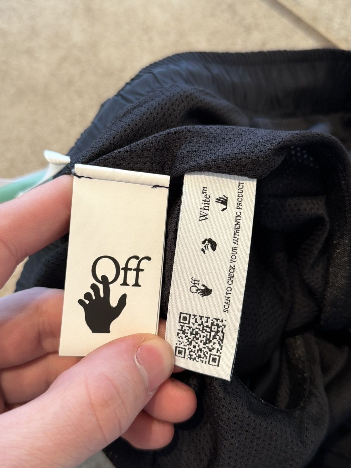 Off-White Off White Logoband Shorts Size US 29 - 6 Thumbnail