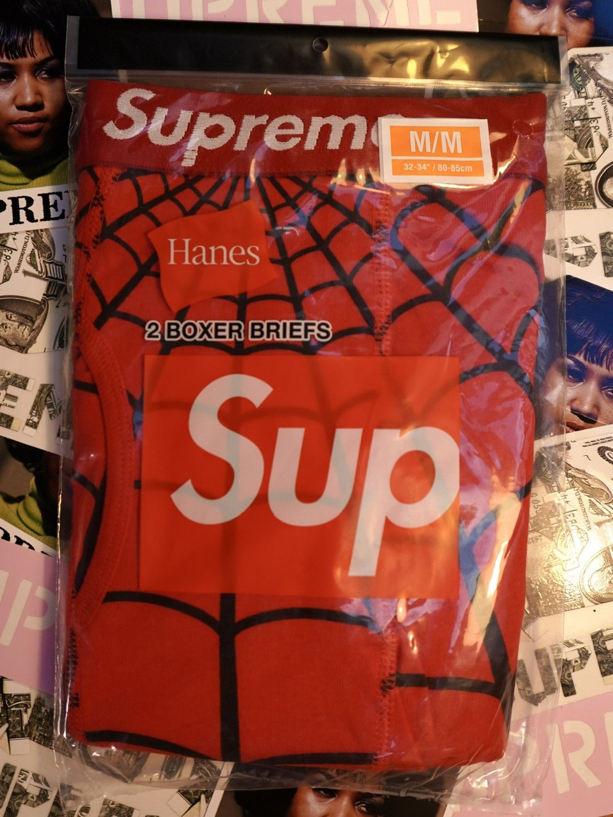 Supreme Supreme Spider-Man Boxers FW Drop - Size M Size 32 - 2 Thumbnail