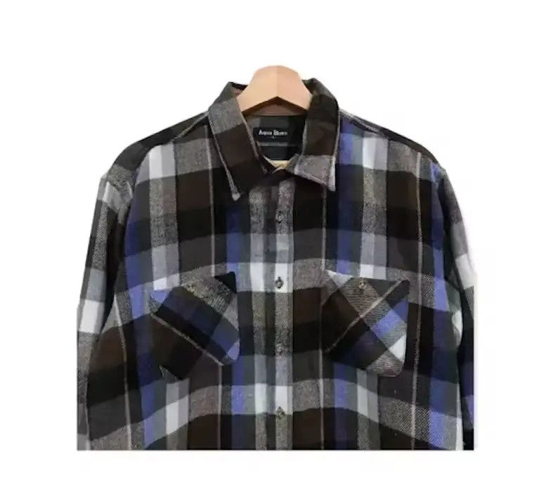 Japanese Brand Japanese Brand Aqua Blues Flannel Shirt Size US L / EU 52-54 / 3 - 2 Thumbnail