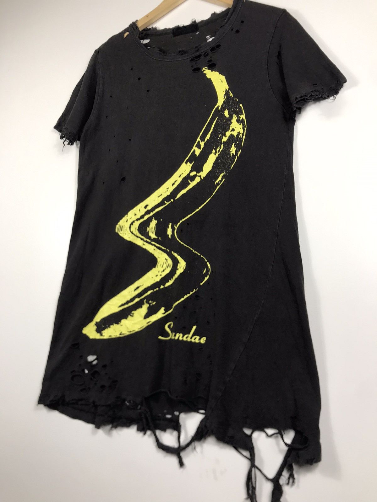 Japanese Brand ⚡️RNA inc Sundae Distressed Style Long Shirt Size M / US 6-8 / IT 42-44 - 3 Thumbnail