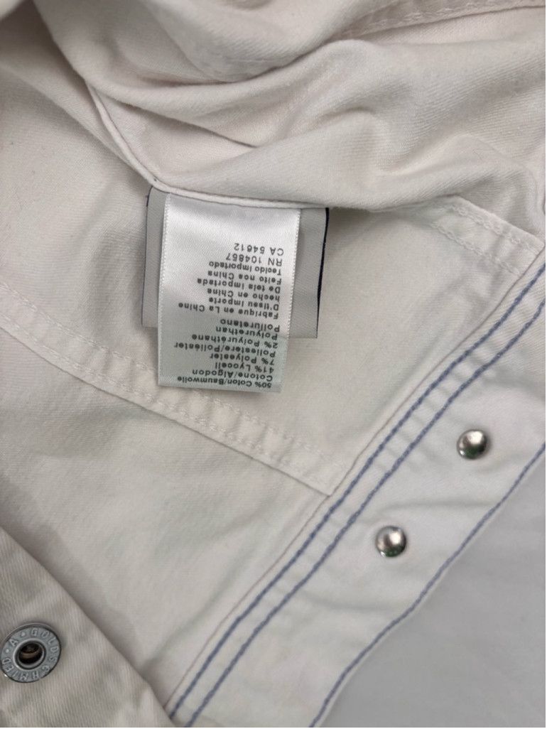AG Adriano Goldschmied Women's AG Adriano Goldschmied Denim Jacket XS White Size XXS / US 00 / IT 34 - 10 Thumbnail