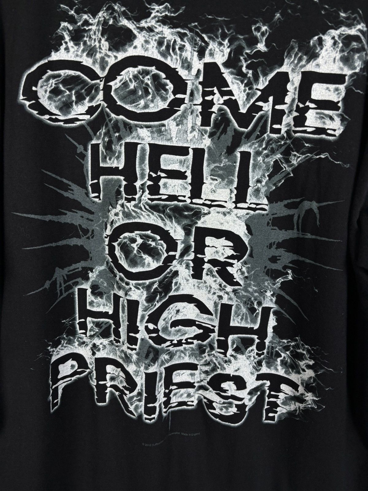 Band Tees Suffocation 2010 Come Hell Or High Priest Metal Long Sleeve Size US L / EU 52-54 / 3 - 5 Thumbnail