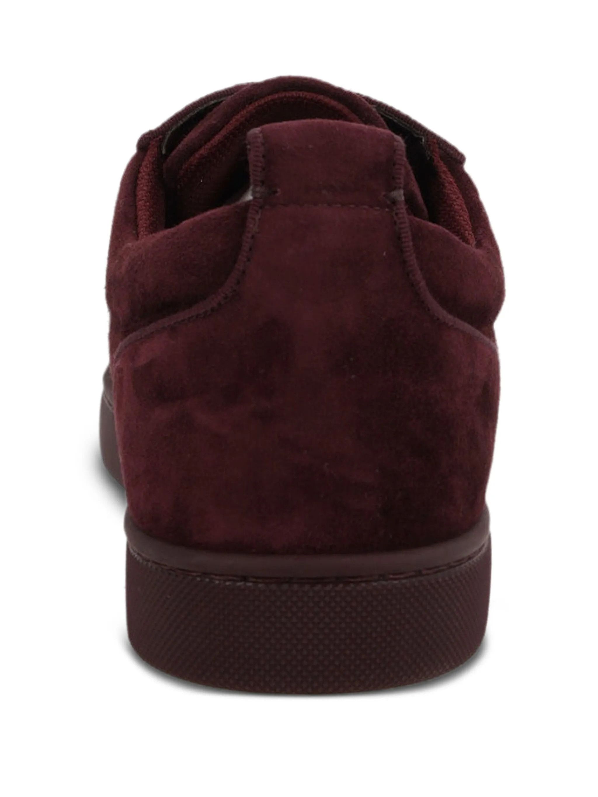 Christian Louboutin os11x0126 Louis Jr. Spikes Suede Sneakers in Burgundy Size US 10 / EU 43 - 3 Thumbnail