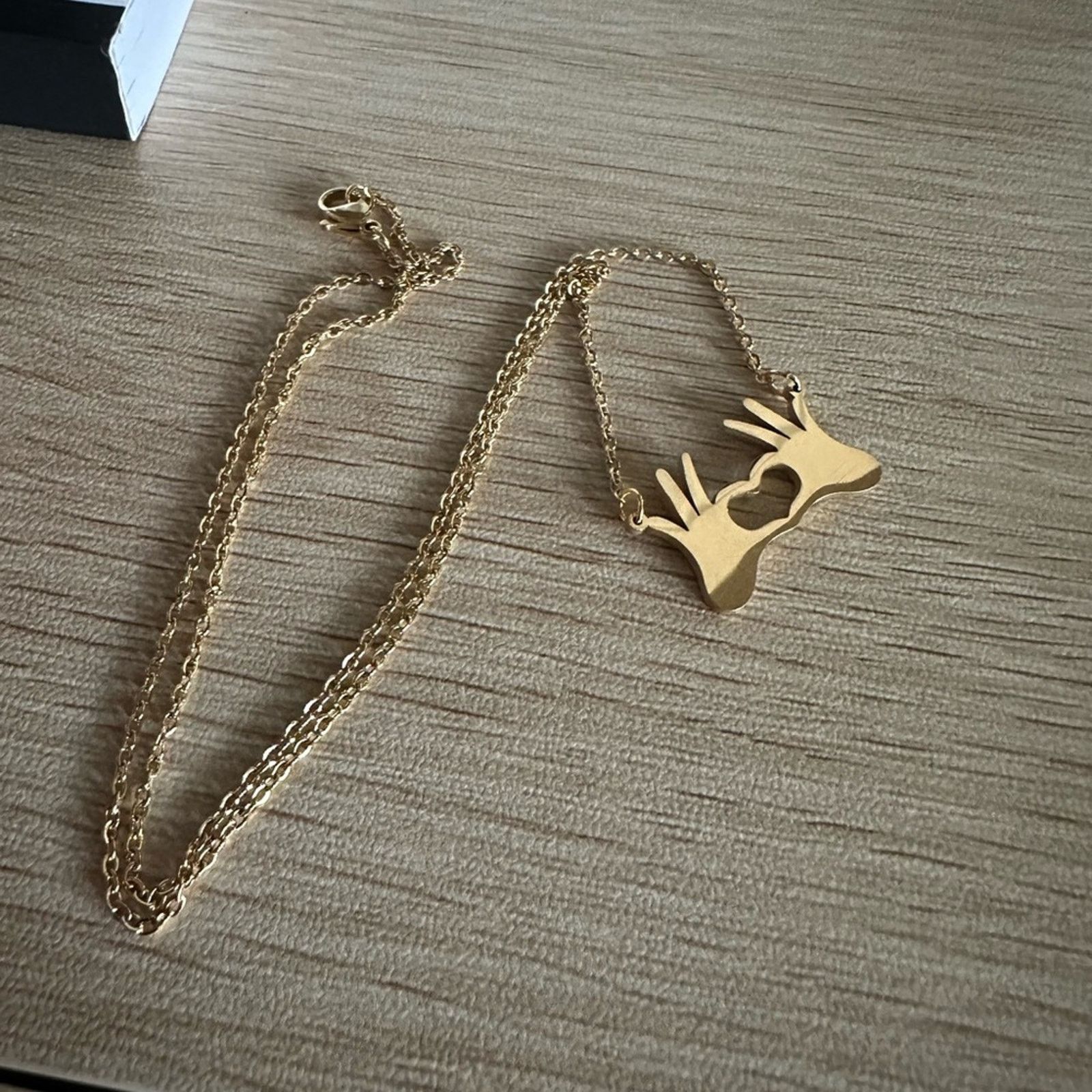 Other Heart hands 18k gold plated necklace! Taylor swift vibes! Size ONE SIZE - 3 Thumbnail