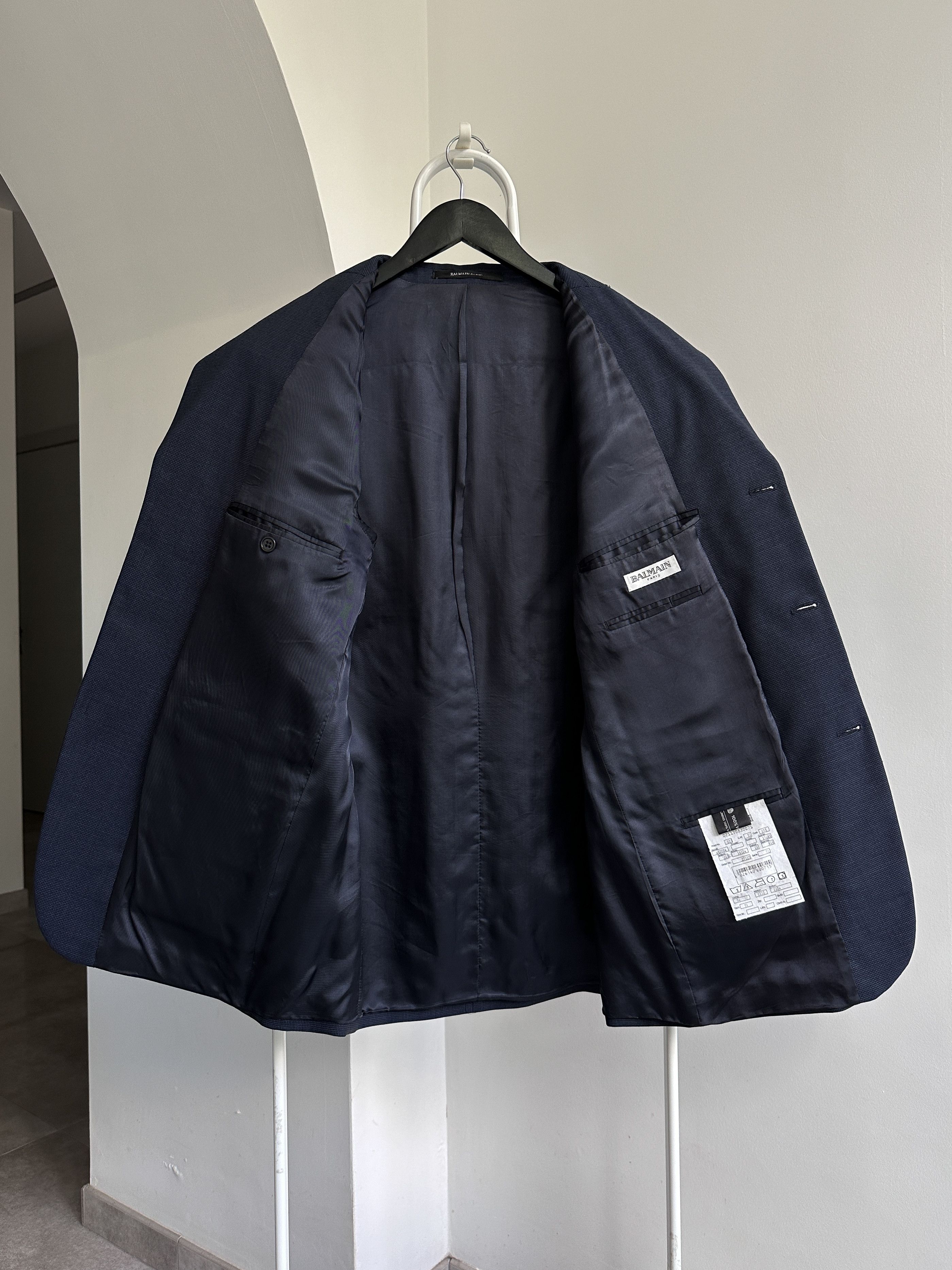Balmain Balmain Paris Blue Blazer Jacket Size 40S - 3 Thumbnail