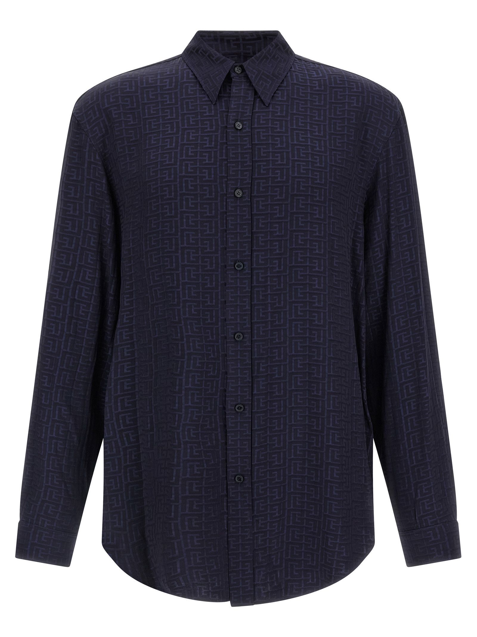 Balmain Jacquard monogram shirt Size US XXL / EU 58 / 5 - 1 Thumbnail