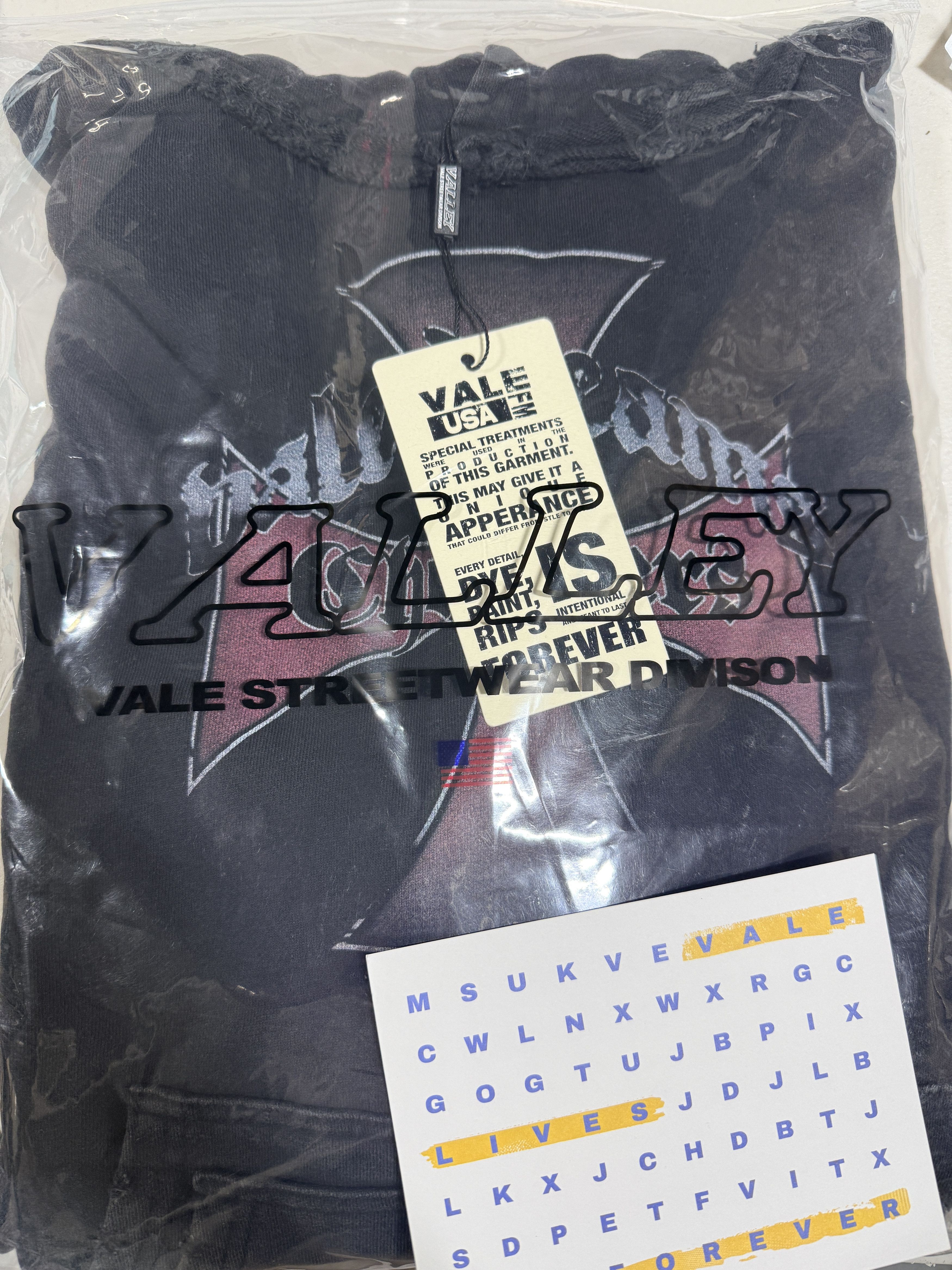 Other Vale Forever CHOPPER PULLOVER Hoodie Black Size L Size US L / EU 52-54 / 3 - 3 Thumbnail