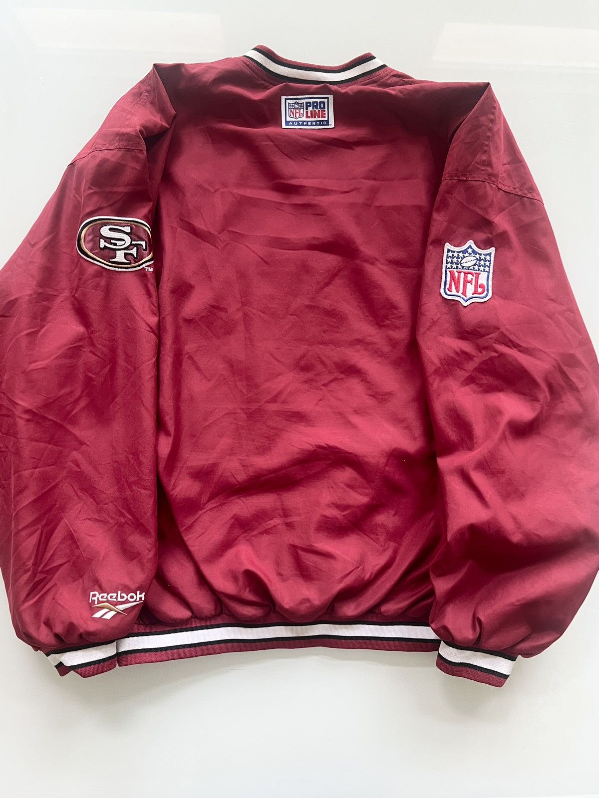 Reebok Vintage 90s Reebok San Francisco 49ers Pullover Windbreaker Size US XXL / EU 58 / 5 - 7 Thumbnail