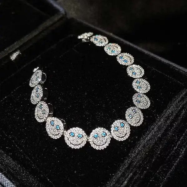 Japanese Brand Women Sparkling Zircon Smile Bracelet Size ONE SIZE - 2 Thumbnail