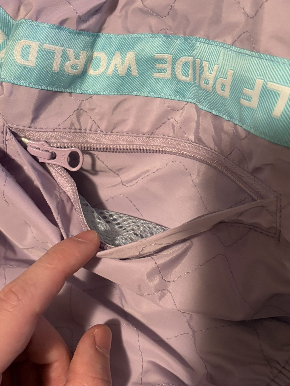 Golf Wang Golf Pride World Wide Purple/Blue Track Pants - Size 32 Size US 32 / EU 48 - 7 Thumbnail