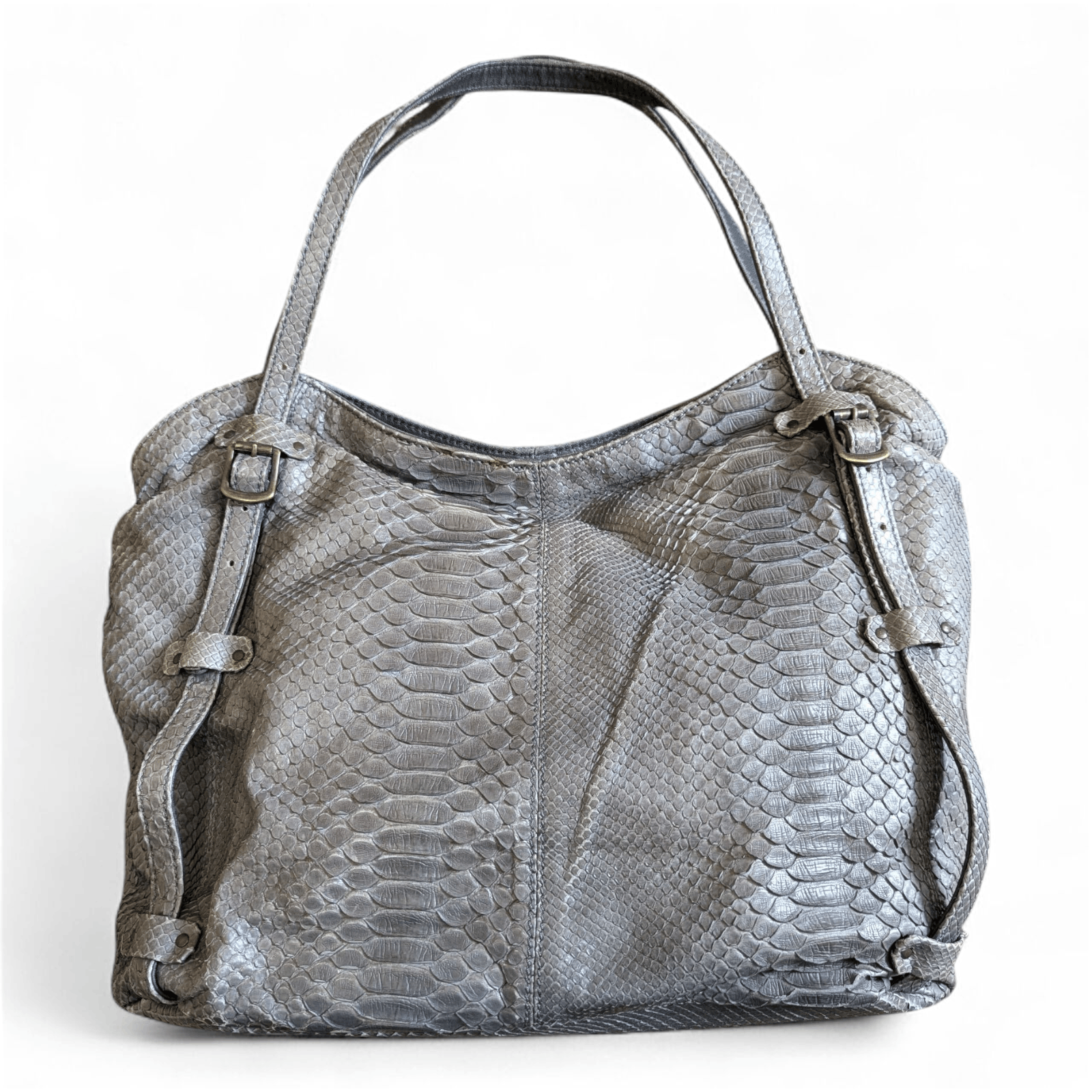 Other REPTILE'S HOUSE Python Leather Handbag Snakeskin Leather Bag Size ONE SIZE - 4 Thumbnail