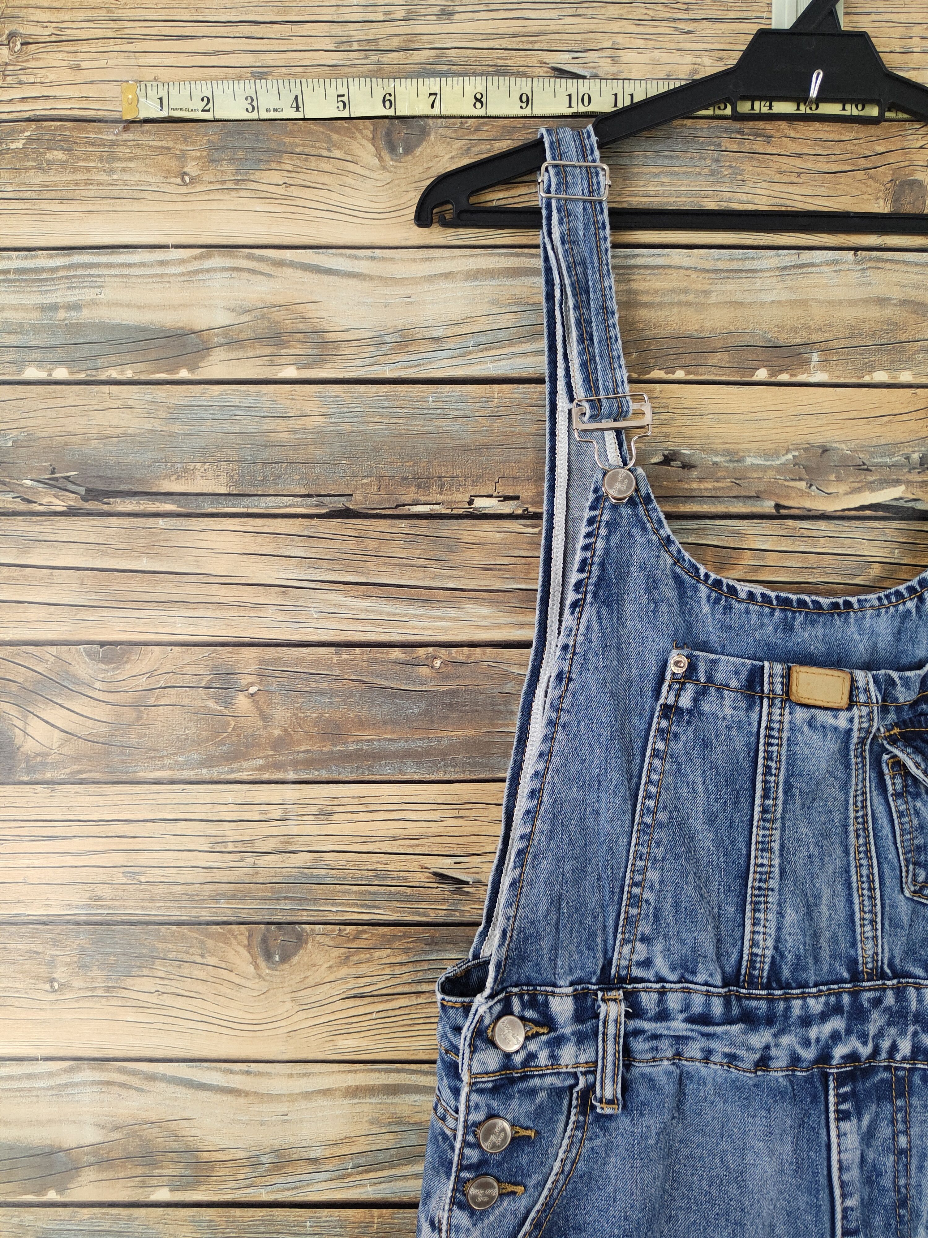 Japanese Brand × Vintage Vintage Japanese Brand Blue Denim Jumpsuits Size 31" - 3 Thumbnail