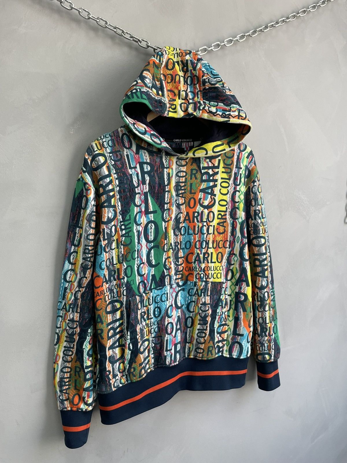 Carlo Colucci Carlo Colucci multicolour hoodie y2k Size US L / EU 52-54 / 3 - 2 Thumbnail