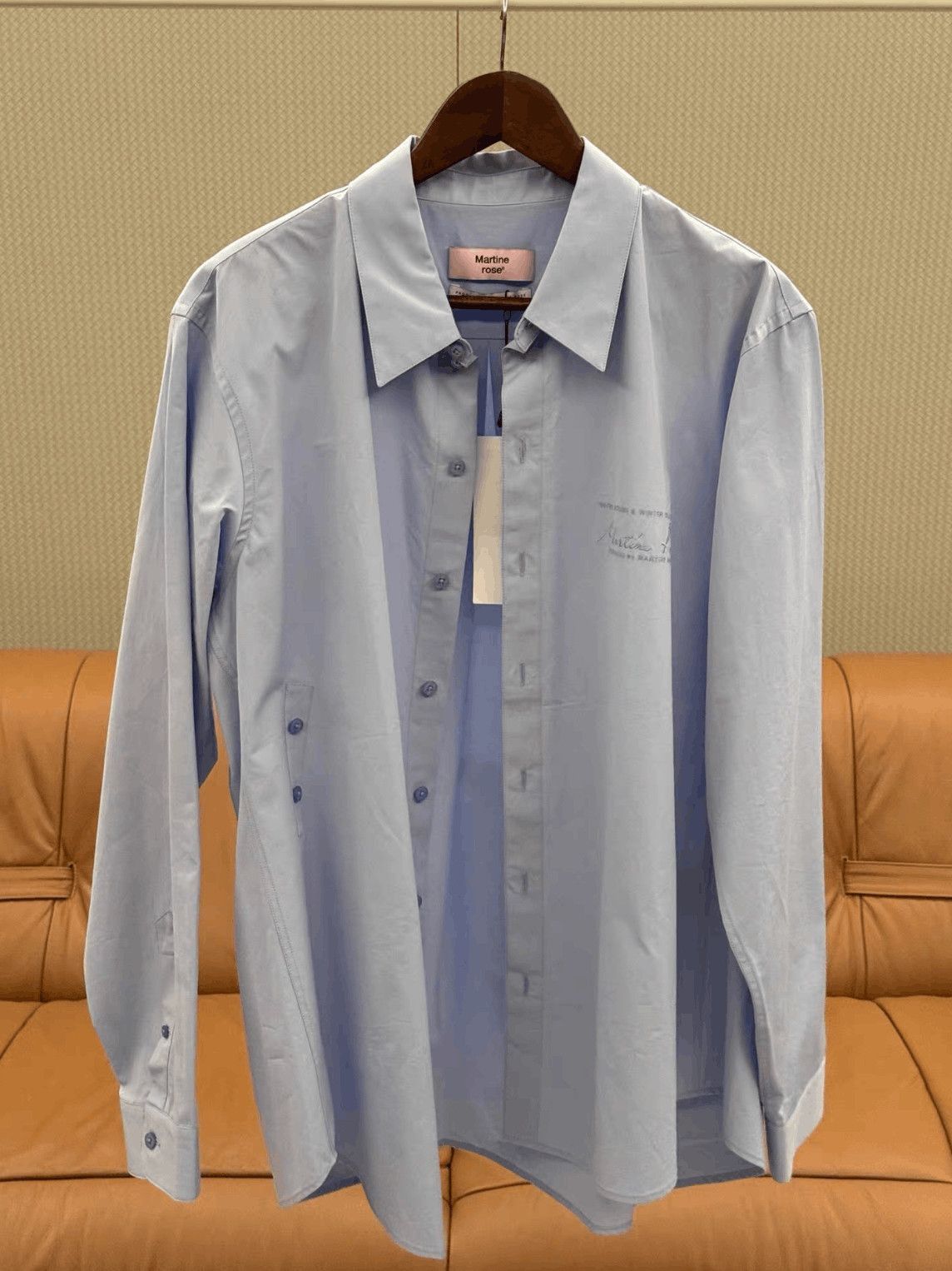 Martine Rose Martine Rose Logo Stitch Shirt-2508 Size US M / EU 48-50 / 2 - 1 Thumbnail