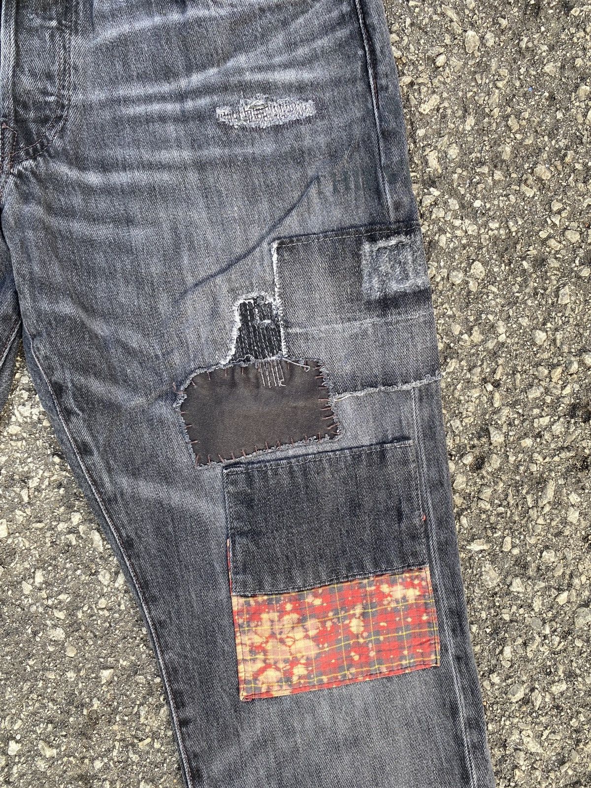 Polo Ralph Lauren *RARE* Polo Ralph Lauren Patchwork Varick Denim Jeans Size US 32 / EU 48 - 7 Thumbnail