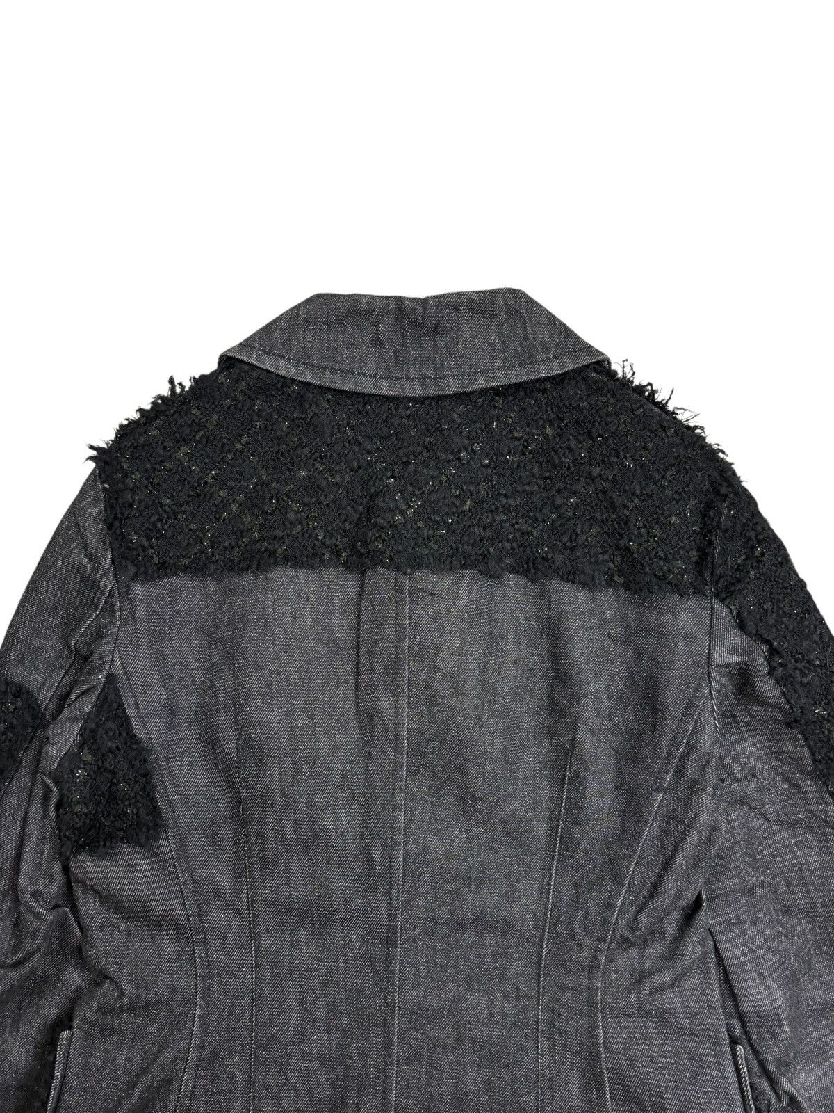 Junya Watanabe 2001 Junya Watanabe - Wool Patchwork Denim Jacket Size US M / EU 48-50 / 2 - 9 Thumbnail