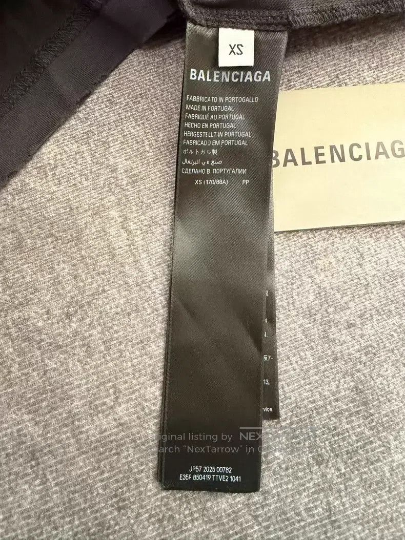 Balenciaga Balenciaga Raglan Sleeve Color Block Signature Print Short Size US XS / EU 42 / 0 - 4 Thumbnail