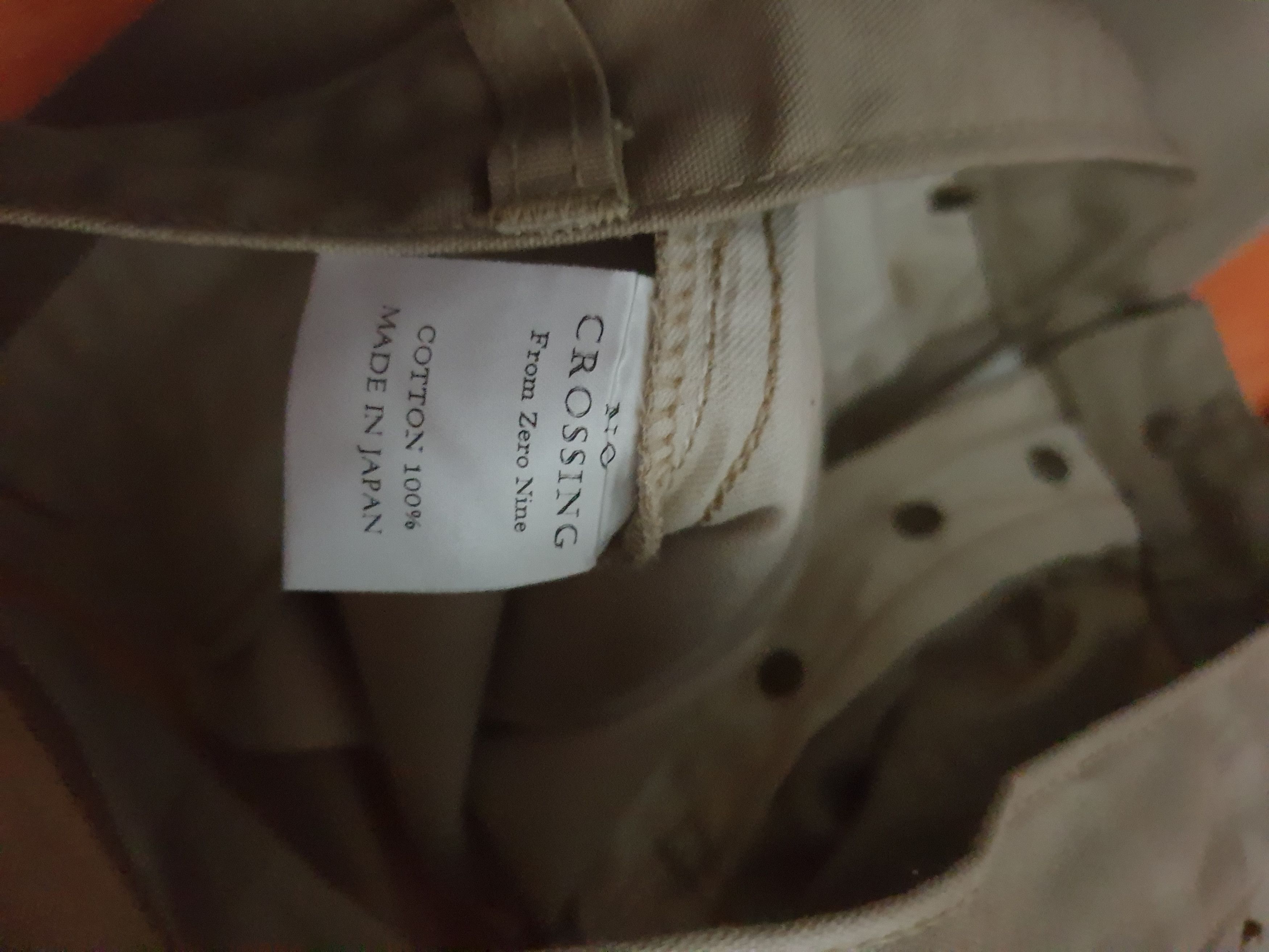 Japanese Brand 💥No crossing Japanese brand beige colour Pant Size US 31 - 3 Thumbnail