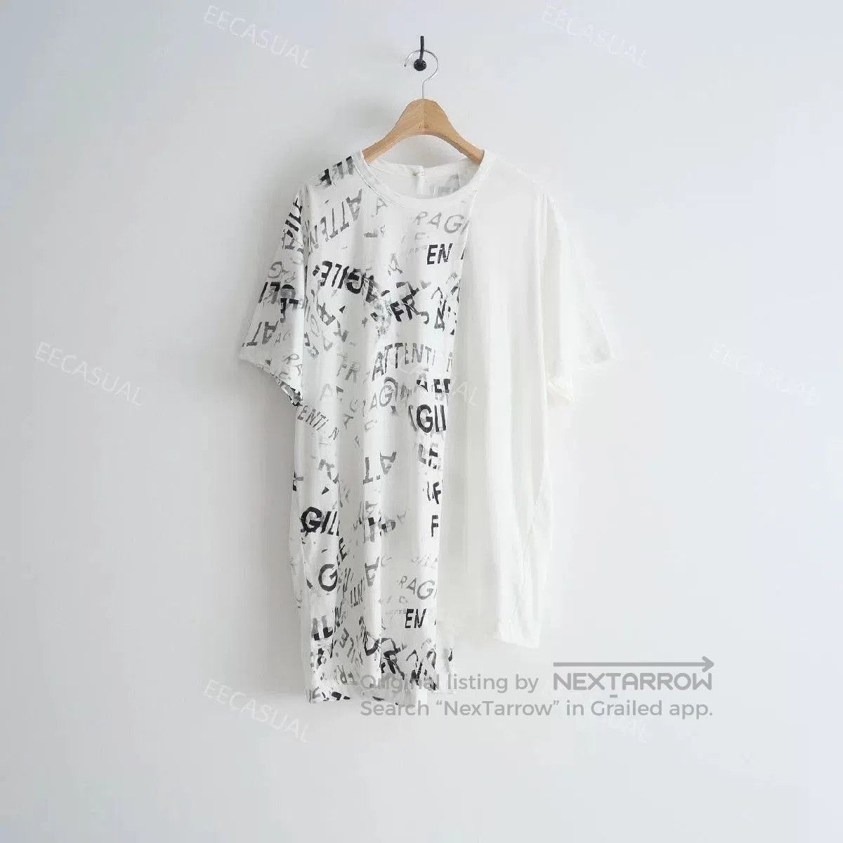 Y's Yohji Yamamoto Asymmetric Graffiti T. Size US M / EU 48-50 / 2 - 1 Thumbnail