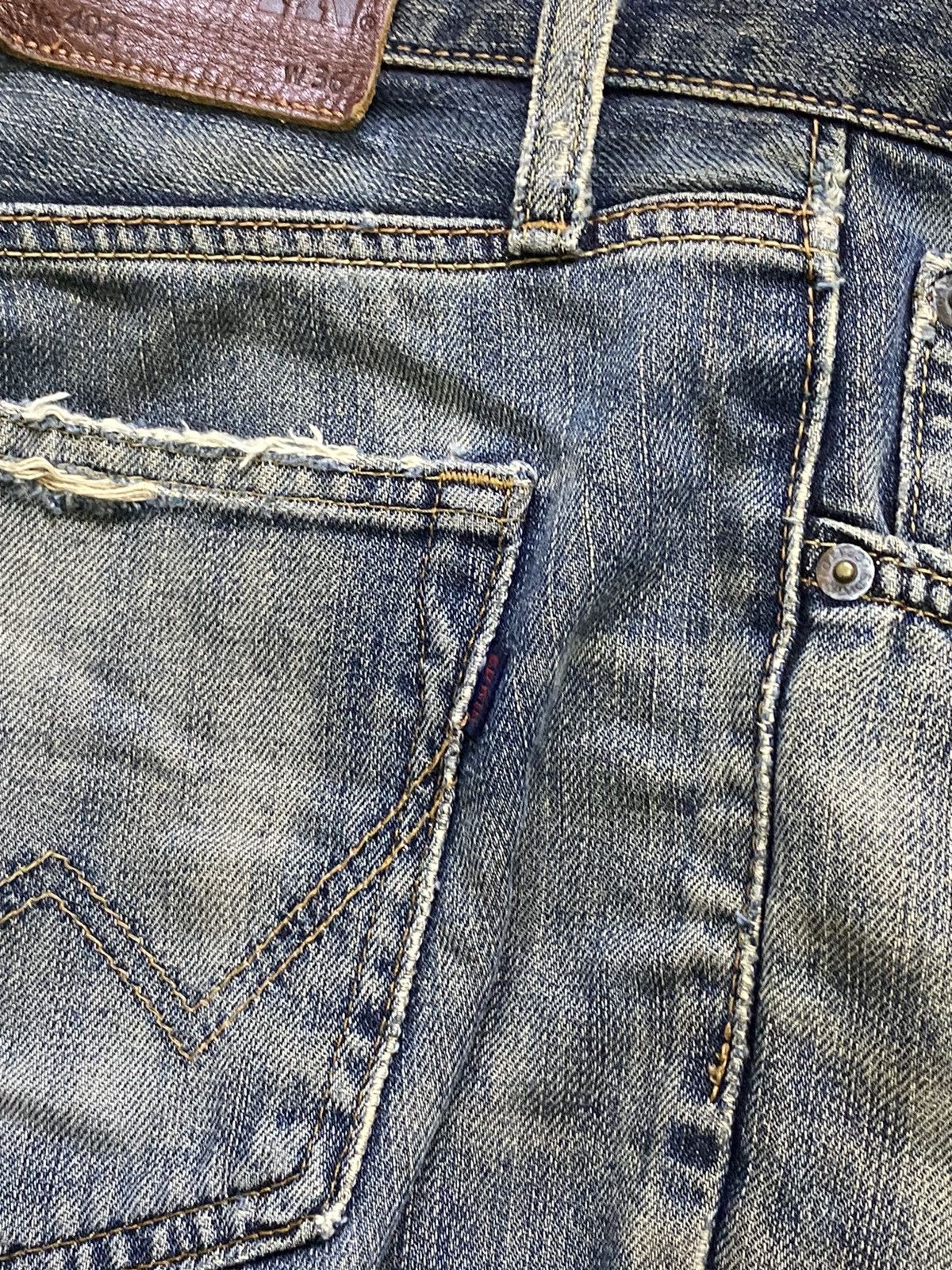 Edwin 💥VINTAGE EDWIN REWORK SHASIKO BORO JAPAN Size US 36 / EU 52 - 17 Thumbnail
