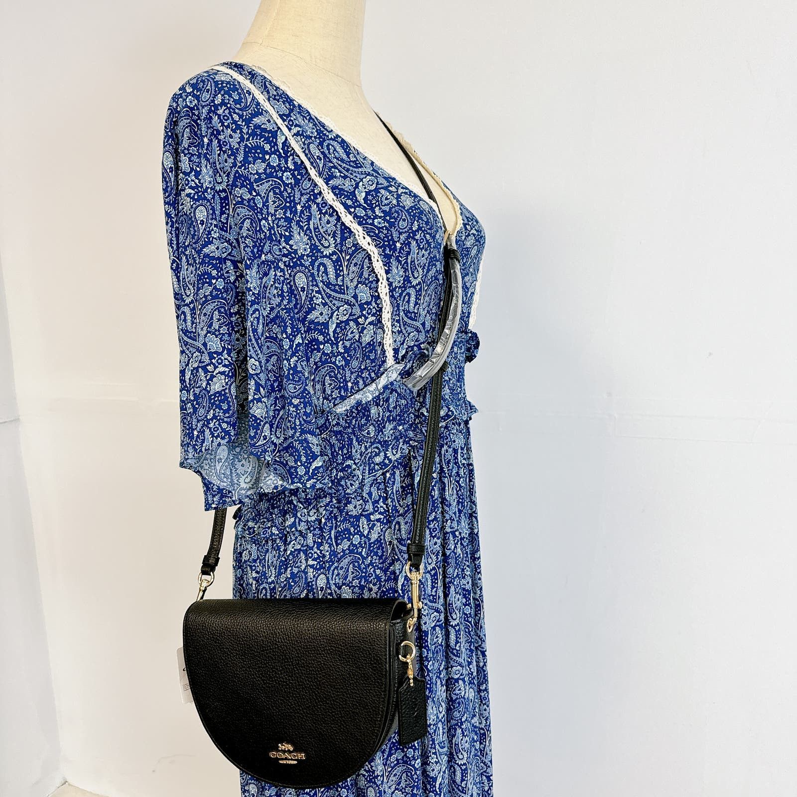 image of Coach C1432 Ellen Crossbody In Black, Women's