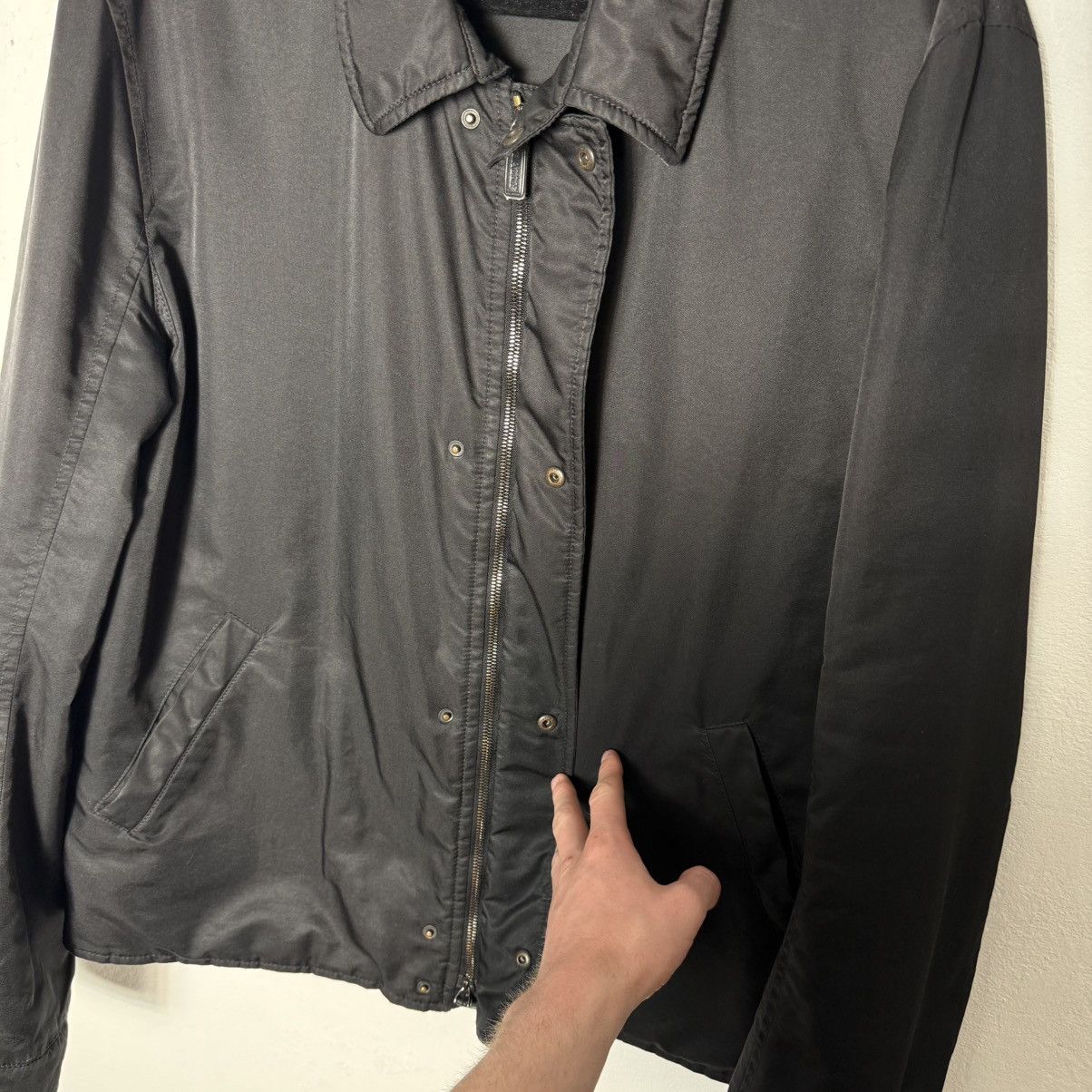 Bally Bally Vintage Mens Black Bomber Size US M / EU 48-50 / 2 - 8 Thumbnail