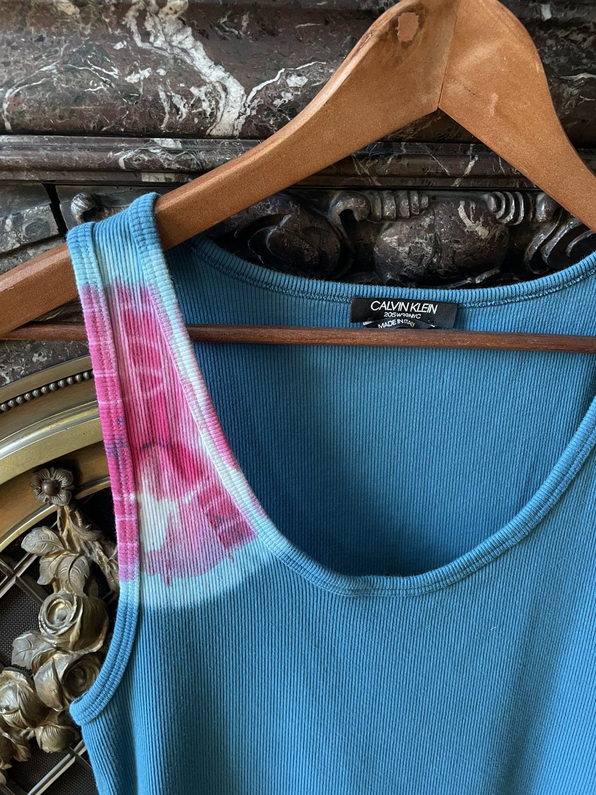 Calvin Klein 205W39NYC × Raf Simons SS19 Tie Dye Tanktop | Grailed