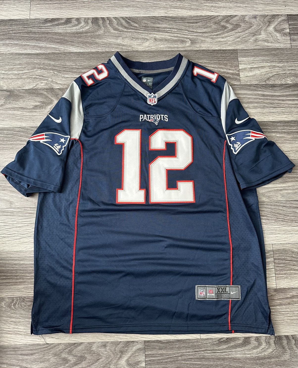 Nike Nike NFL New England Patriots Tom Brady #12 Jersey size XXL Size US XXL / EU 58 / 5 - 1 Thumbnail