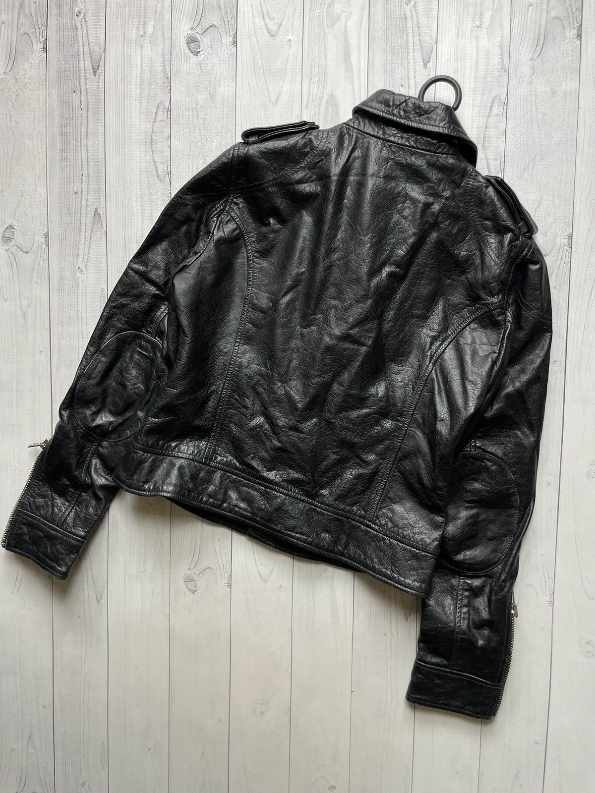 Superdry × Vintage Vintage SuperDry leather jacket women size L Size L / US 10 / IT 46 - 7 Thumbnail