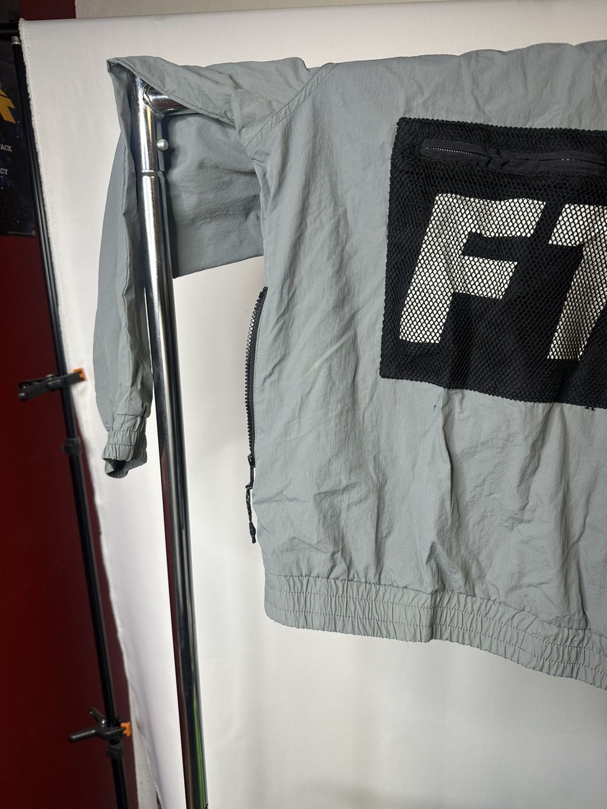 Fuck The Population FTP Mesh Pocket Half Zip Size Large - Grey Size US L / EU 52-54 / 3 - 3 Thumbnail