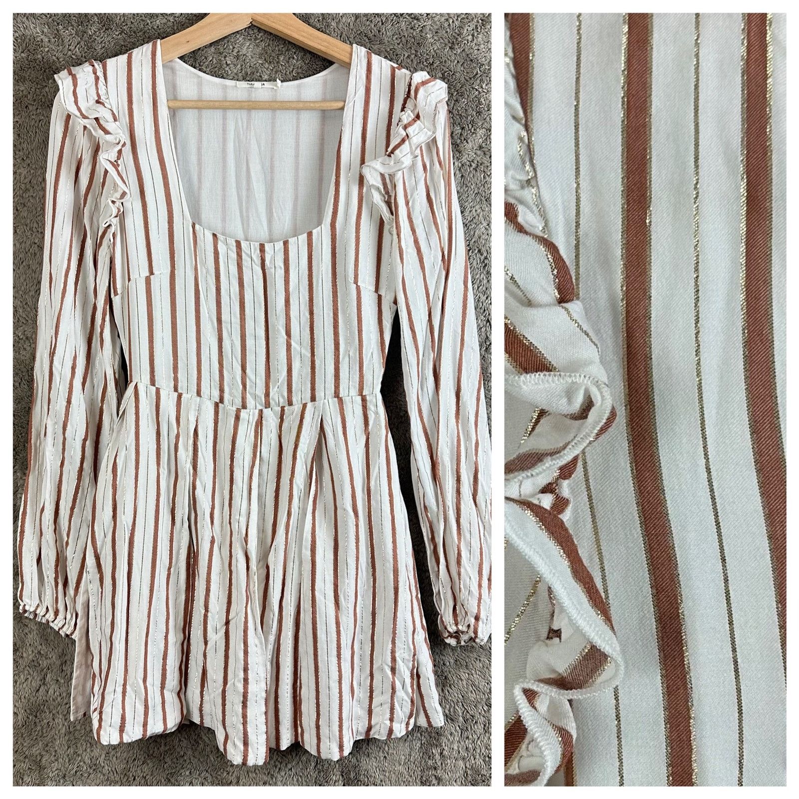 Other Tularosa Blaine Dress Long Sleeve Ruffle Mini XS Size XS / US 0-2 / IT 36-38 - 1 Thumbnail