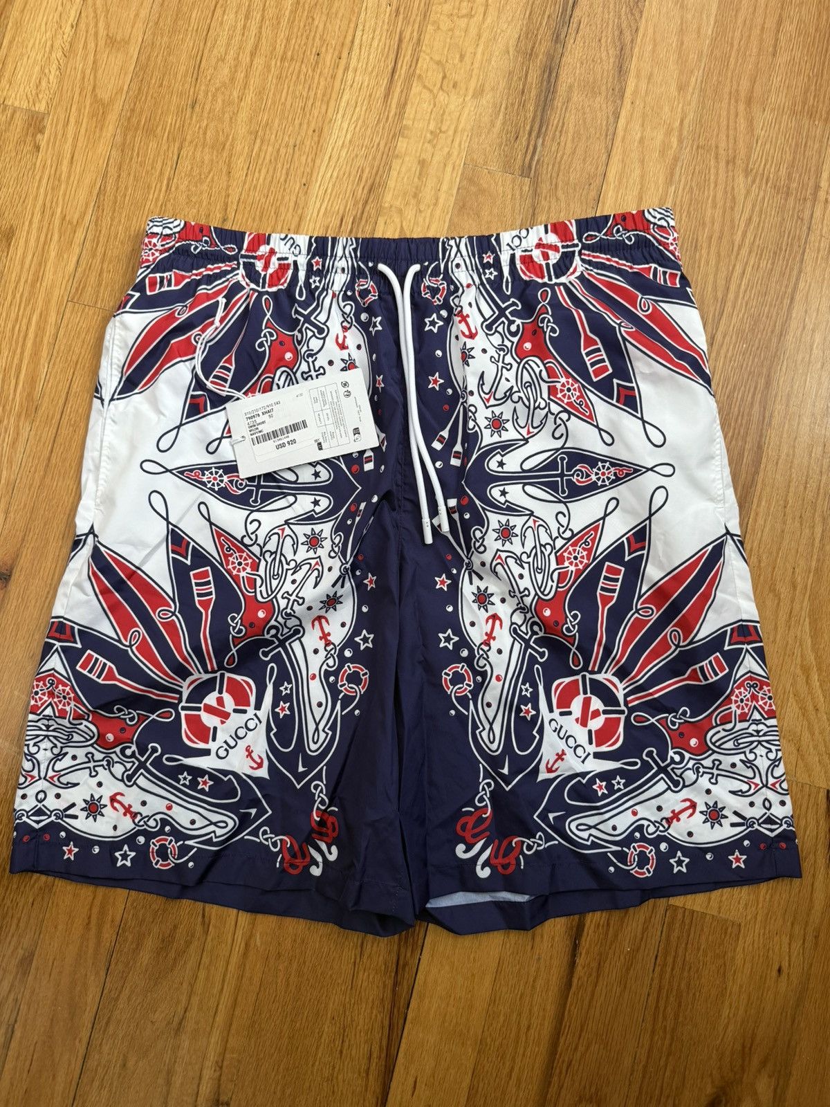 Gucci Bandana Print Swim Shorts