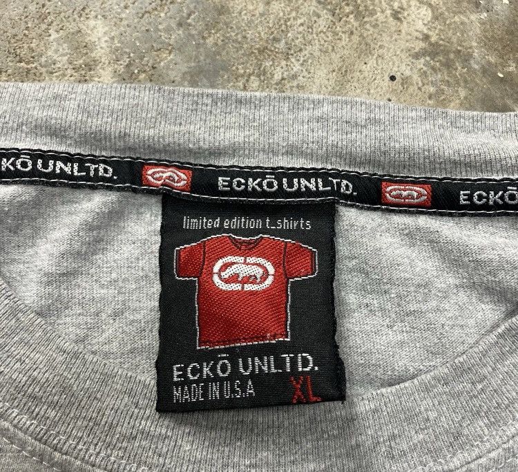 Ecko Unltd. × Vintage Made In USA Ecko Unltd Long Sleeve rhino Shirt Size US XL / EU 56 / 4 - 4 Thumbnail