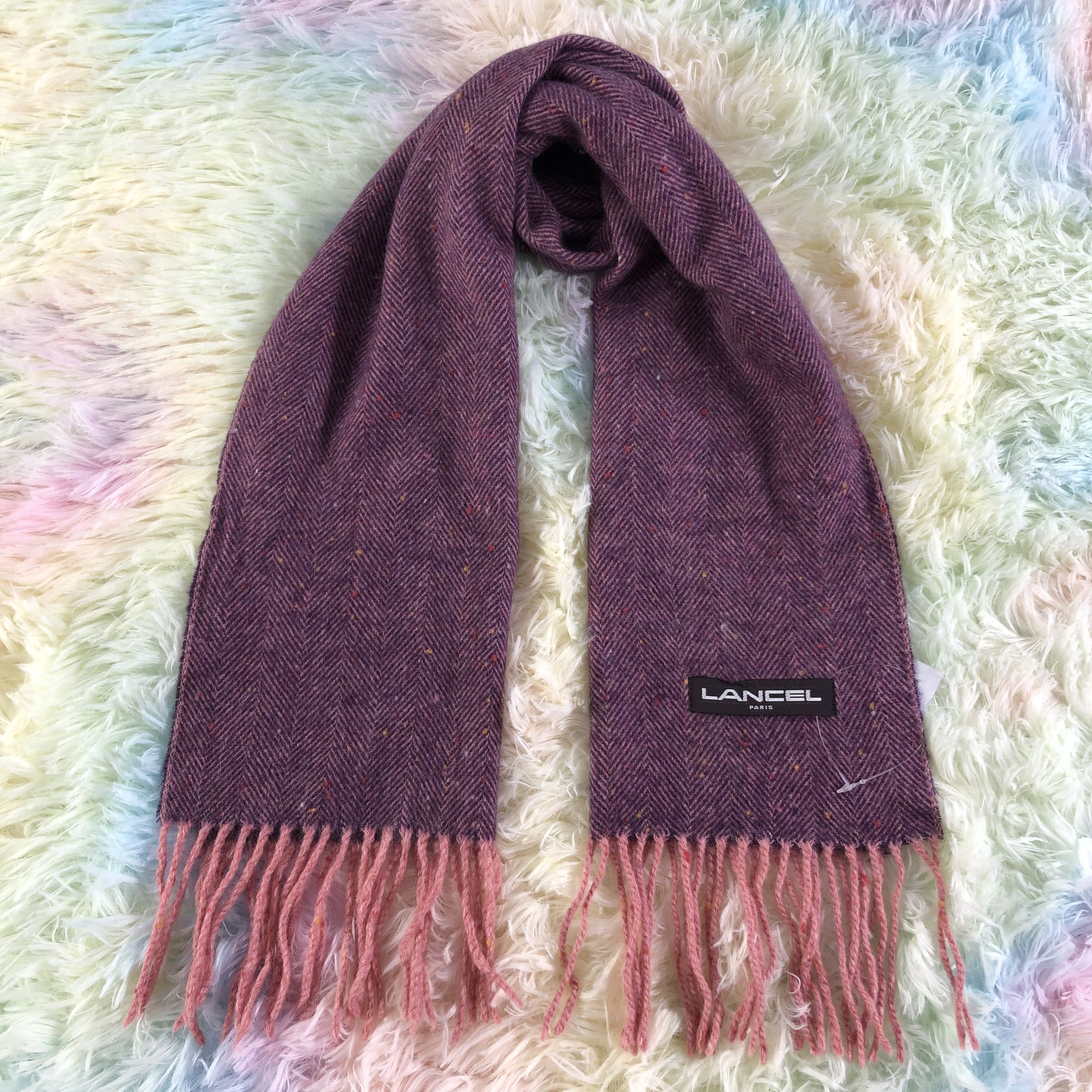 Lancel × Vintage Lancel Scarf / Muffler / Neckwear - KM12 Size ONE SIZE - 1 Thumbnail