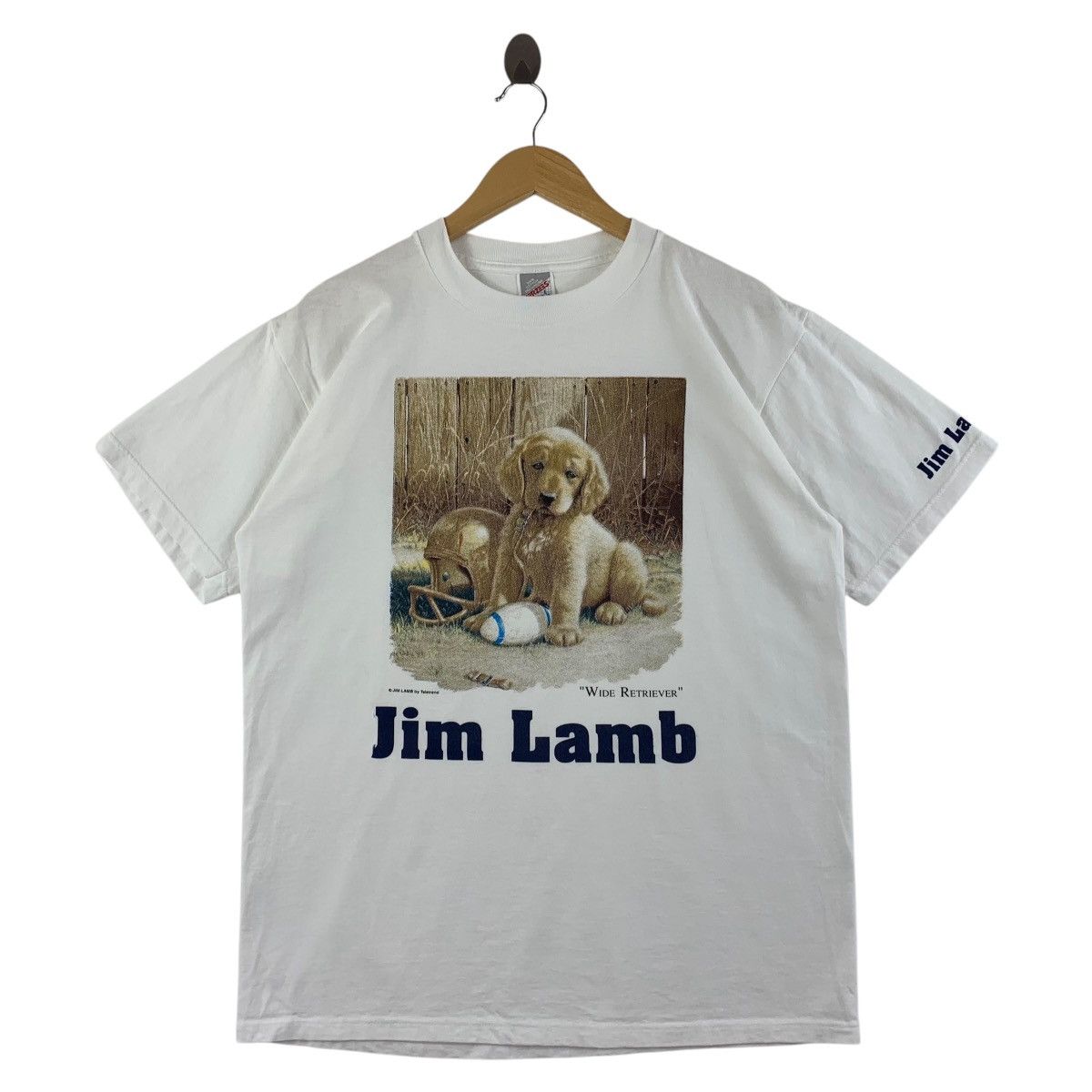 Vintage Vintage WIDE RETREIVER by Jim Lamb T-shirt Size US L / EU 52-54 / 3 - 1 Thumbnail