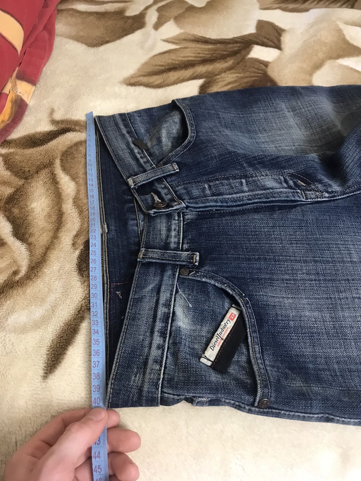 Diesel 🔥 Rare Diesel Washed Faded Denim Y2K Baggy Pants Japan Jeans Size US 32 / EU 48 - 13 Thumbnail