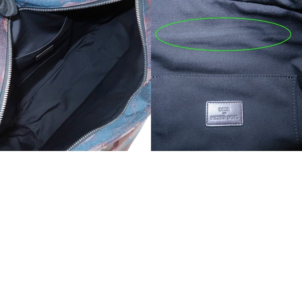 Christian Dior Monsieur Christian Dior Saddle Flap Messenger Bag Canvas Multicolor Size ONE SIZE - 5 Thumbnail
